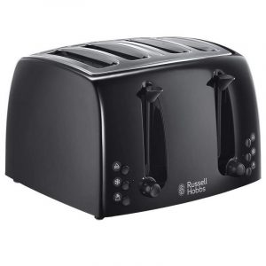 Russell Hobbs Textures 4 Slice Toaster Black