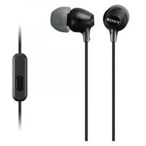 Sony Earphones with Mic Black