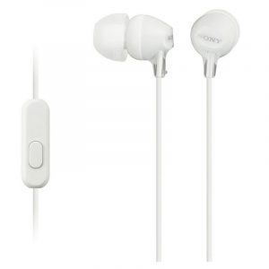 Sony Earphones with Mic White