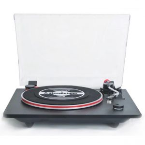 Steepletone Brixton 3 Speed Turntable - Black
