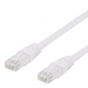 Deltaco Cat6 Ethernet Cable | White | 2Mtr