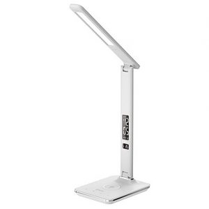 Groov-e Ares LED Desk Lamp with Charging Pad - White