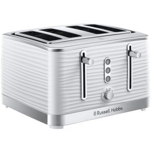 Russell Hobbs Inspire 4 Slice Toaster White 24380