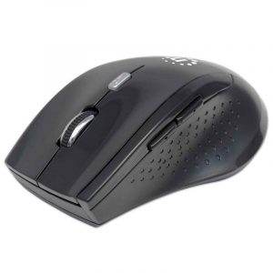Manhattan Curve Wireless Mouse Black 179386