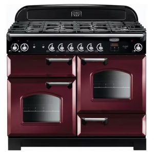 Rangemaster Classic 110cm Dual Fuel Range Cooker | CLA110DFFCY/C | Cranberry