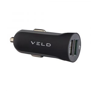 Veld Super-Fast 30W Car Charger | 2 Port | QC | VC30CB