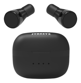 Streetz True Wireless Ear Buds Black TWS1108 1