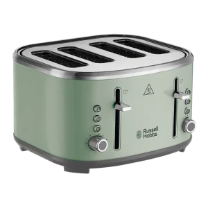 Russell Hobbs Stylevia Toaster | 4 Slice | Sage Green | 26294
