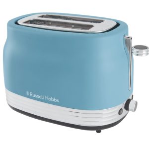Russell Hobbs Hanley Toaster | 2 Slice | Retro Blue | 28651