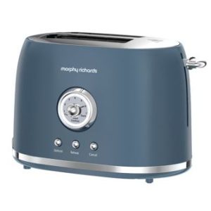 Morphy Richards Colours Boutique Toaster | 2 Slice | Thunder Blue | 980602